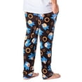thumbnail image 2 of Sonic The Hedgehog Men's Allover Character And Rings Video Game Lounge Pajama Pants, 2 of 6