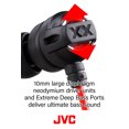 thumbnail image 4 of JVC HAFX1X Headphone Xtreme-Xplosivs, Black, Red, 4 of 7