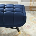 thumbnail image 6 of Modway Adept 60" Performance Velvet Bench in Midnight Blue, 6 of 8