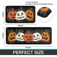 thumbnail image 3 of Faptoena Halloween Kitchen Rugs Set of 2,Black Pumpkin Spider Web Kitchen Mats for Floor, Halloween Non-Slip Washable Sink Mats Home Decor Doormat+Runner Rug, 3 of 7