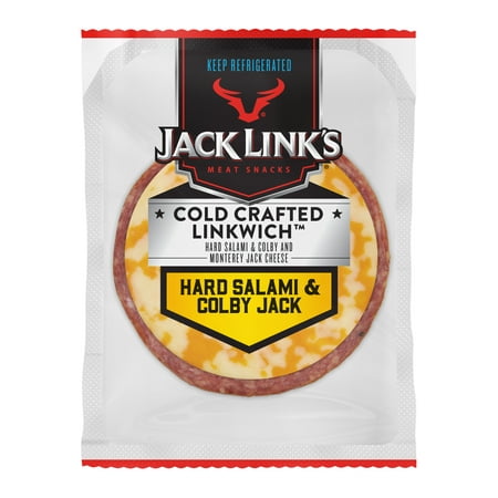 2.5OZ JL BEEF AND PORK HARD SALAMI AND COLBY JACK CHEESE 1/1CT