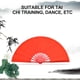 thumbnail image 3 of Abanico Plegable Grande, Artes Kung Fu, Abrenamiento de Práctica de Danza de Seda, Abanico Chino, Abanico Pinte Pintur Dosticada, Ningún Destiñe para Atrenamiento de Tai, 3 of 7
