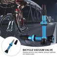 thumbnail image 2 of EeaseCA 1PC Bike Vacuum Presta Mountain Cycling Inflating Tubeless Air for Bike Use (Blue 40MM), 2 of 8