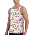 thumbnail image 2 of Logiee Cute Flamingo Print Men's Workout Tank Top,Quick Dry Workout Tank Top,Gym Muscle Tee,Fitness Bodybuilding Sleeveless T Shirt-X-Large, 2 of 7