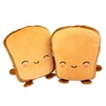 thumbnail image 2 of Zecic USB Heater Gloves 1Pair Cute Bread Toast Shape Hand Warmers Fingerless Gloves, 2 of 12