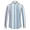 Gray/Green/Beige Stripe, variant on Men's Plaid Striped Button Down Shirts Spring Fall Cotton Long Sleeve Oxford Dress Shirts with Pocket