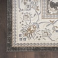 thumbnail image 4 of Nourison Serenity Home Traditional Indoor Area Rug Ivory Grey Blue 3'11" x 5'11", 4 of 8