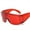 Red, variant on tooloflife Over Safety Spectacles Clear Frame & Lens UV Protection For Men/Women 5 Colors Universal