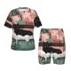 thumbnail image 1 of Fotbe Black Cat Pink Bathroom Pijama Estampada de 2 Piezas para Niños – Ropa de Dormir de Manga Corta Cómoda para Niños y Niñas, Camiseta y Shorts de Algodón-XX-Large, 1 of 6