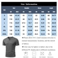 thumbnail image 4 of Mens Henley Lightweight Shirts Short Sleeve Casual Cotton Button T-Shirts Summer Basic Tee, 2XL, 4 of 9