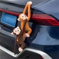 thumbnail image 5 of 18 Inch Plush Long Arm Monkey Red Tail-Wind Animal for Vehicle Exterior and Interior Hanging Decor with Weather-Resistant Design, 5 of 6