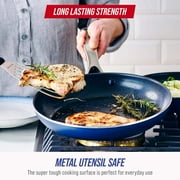 Blue Diamond 2-Piece Ceramic Nonstick Fry Pan Set – 9.5 & 11, Toxin-Free, Dishwasher Safe, Blue​