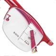 thumbnail image 3 of Metal Frame Blue Light Blocking Lens Reading Glasses Unisex Men Women Elderly Glasses(+400 ), 3 of 5
