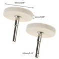 thumbnail image 3 of Compressed Wool Felt Wheels Buffer Pads Felt Polishing Wheel Disc Abrasive Tool for Jewelry Processing, Jades Processing, 3 of 5