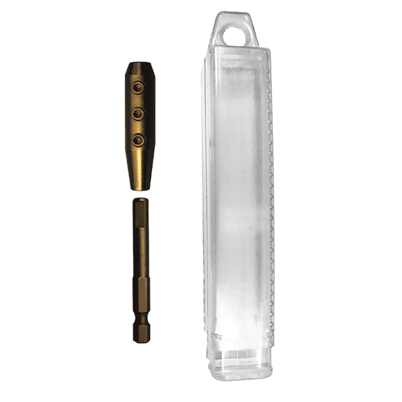 Eagle Tool US ETHXKIT187 Adapter Kit, adapt 3/16-in round or 3-flat shank to 1/4-in Hex, Made in The USA