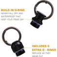 thumbnail image 2 of EcoNesxp Pocket Size Tube Waterproof Holder Tube Connector for Travel with Keychain Sealed Tube Container Metal Storage Tube, 2 of 5