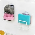 thumbnail image 6 of Kitchen Drain Rack Metal Suction Cup Sink Drain Rack Wall Sucker Sponge Storage Drying Holder Kitchen Sink Soap Stand Dish Cloth Shelf Organizer, Kitchen Essentials Clearance Sale, 6 of 7