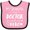 Pink and Black, variant on Inktastic My Grandpa is a Doctor and a Hero Boys or Girls Baby Bib