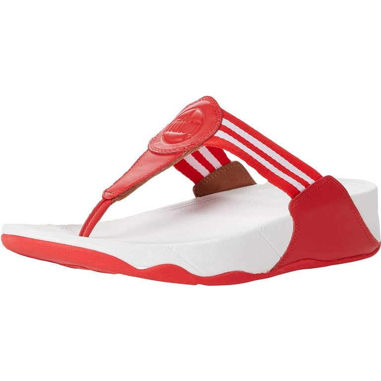 Red fitflops deals