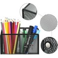 thumbnail image 5 of Magnetic Pen Holder,Locker Magnetic Organizer, Casewin 2 Compartments Strong Magnetic Holder for Refrigerator with 6 Magnets, Locker Accessories for Work, Black, 5 of 8