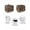 dark brown, variant on Coffee Small Toaster Cover 2 Slice, Kitchen Appliance Covers, Brown Retro Coffee Theme Beans Latte Tea Cup Toaster Oven Cover with Loop, Bread Machine Cover Polyester Dust Cover Protection