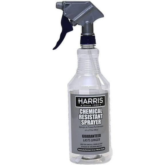 HARRIS Chemically Resistant Professional Spray Bottle, 32oz 1-Pack