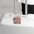 thumbnail image 5 of Square 2Pack PU Leather Cactus Cruise Luggage Tag with Privacy Cover and Stainless Steel Ring - Suitable for Travel Handbags Backpacks Luggage Tags, 5 of 6