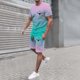thumbnail image 2 of Playeras De Compresión Para Hombre, Conjunto De Dos Piezas De Camiseta Y Pantalones Cortos De Manga Corta Con Estampado Completo De Alemania Para Hombre Y Conjunto De Camisa Y Pantalón Corto., 2 of 4