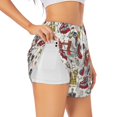 thumbnail image 1 of Balery London Landmark1 Pantalones cortos deportivos para mujer con forro y dos bolsillos, elásticos, para entrenamiento, gimnasio, yoga-X-Large, 1 of 7