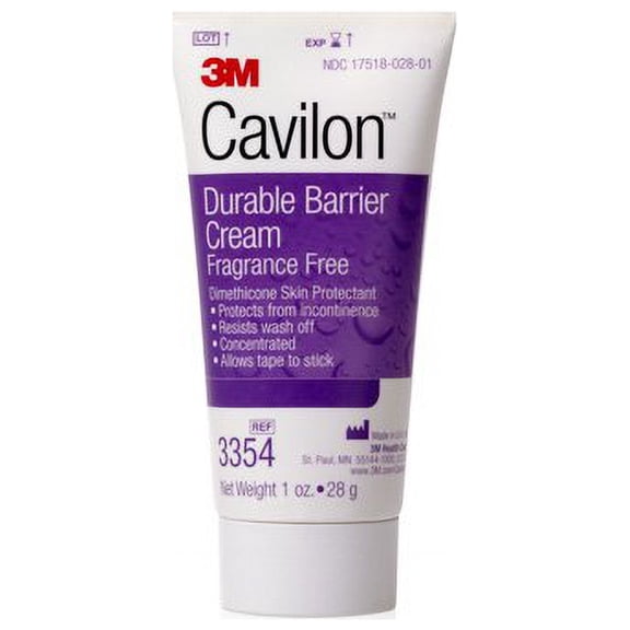 Cavilon Skin Protectant 1 oz. Tube Unscented Cream CHG Compatible, 3354 - EACH