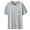 Grey, variant on MIXUE Mens T-Shirts Solid Color Round Neck Short Sleeve Pocket Pullover Tops Tee Shirts Sportwear,Black,XXL