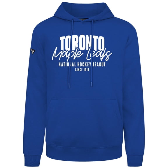 Men's Levelwear  Royal Toronto Maple Leafs Podium Response Pullover Hoodie