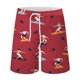 thumbnail image 1 of Augper Men Printing Breathable Seaside Vacation Beach Shorts Swimming Trunks, 1 of 2