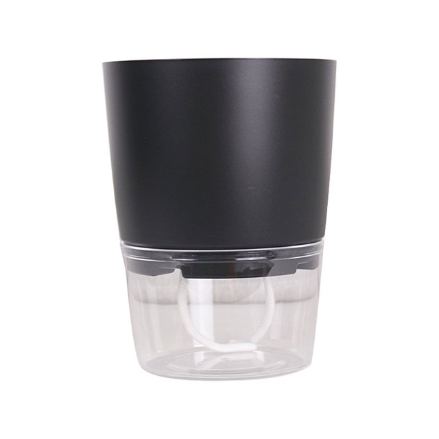 Maceta redonda de succión de agua automática perezosa de almacenamiento de agua doble Vhermosa CPB-US-LBS42-4