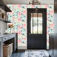 thumbnail image 3 of Peel and Stick Wallpaper Pastel Abstract Colorful Blotchy Cream Wall Mural 17.7in x 9.8ft Self Adhesive Removable Wall Paper Renter Friendly Wallpaper for Bedroom, 3 of 8