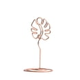 thumbnail image 1 of pitrice Metal Plating Leaf Shape Business Card Holder Stand Desktop Decoration Gift Note Clip Office Ornaments, 1 of 7