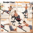 thumbnail image 2 of Evitormill Adjustable Ab Machine with Soft Foam Pad, Foldable Ab Workout Equipment for Home Gym, Full Body Strength Training, 330lbs Capacity, 2 of 9