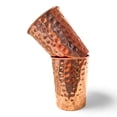 thumbnail image 2 of Juego de vasos de cobre puro martillado Siddhivinayak Overseas, 2 of 5