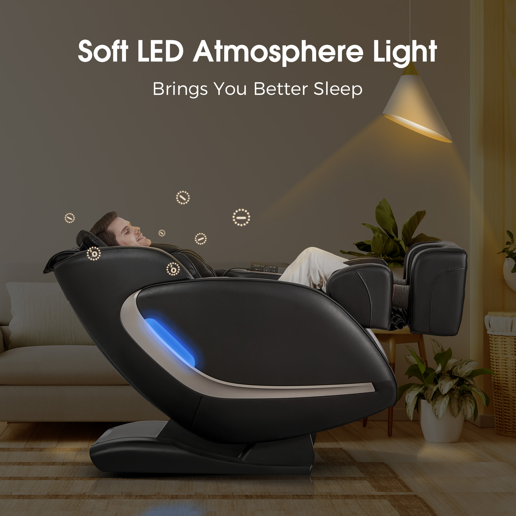 Buy Easpearl 2023 4D Full Body Massage Chair Zero Gravity Shiatsu