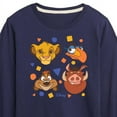 thumbnail image 3 of The Lion King - Simba, Pumbaa, Timon, & Zazu - Toddler & Youth Long Sleeve Graphic T-Shirt, 3 of 5