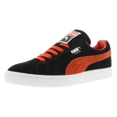 Puma Suede Classic X Irides Womens Shoes Size 6, Color: Black/Orange