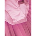 thumbnail image 6 of Yartina Girls Sleeveless Shiny Sequined Mesh Gymnastic Leotard Ballet Dance Tutu Dress Pink 14, 6 of 7