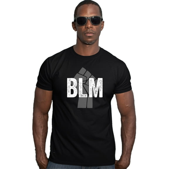 Adult Fist BLM Black Lives Matter Deluxe T-Shirt