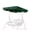 Green, variant on LUVCMFT Porch Swing Canopy, Replacement Waterproof Swing Top Cover, 3 Seater Garden Swing Seat Canopy Cover, Durable Outdoor Sun Shade Patio Swing Canopy Awning