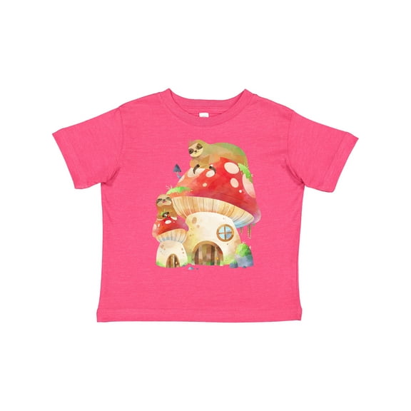 Inktastic Mushroom Cottage Boys or Girls Toddler T-Shirt