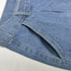 thumbnail image 4 of Pantalones vaqueros rectos sueltos para mujer, ropa de calle azul, pantalones de mezclilla para damas de vacaciones con bolsillo, 4 of 5