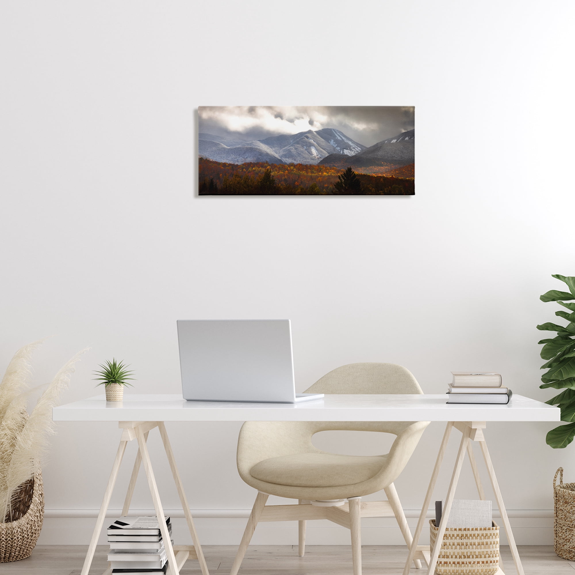 Stupell Industries Colliding Seasons Mountainscape Canvas Wall Art, design by Jonathan Zaharek