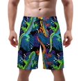 thumbnail image 1 of NICKSUN Men's Swim Trunks, Cute Print Quick Dry Summer Board Beach Shorts with Mesh Lining and Pockets, 1 of 6