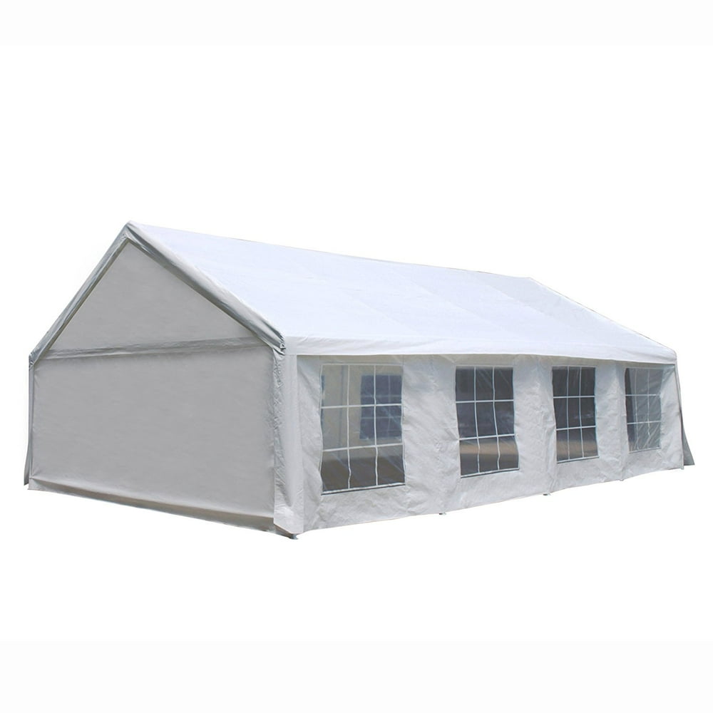 ALEKO Heavy Duty Outdoor Canopy Tent with Windows 20 x 30 ft White