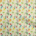 thumbnail image 1 of oneOone Rayon Mint Green Fabric Lemon With Leaf Craft Projects Decor Fabric Printed By The Yard 56 Inch Wide, 1 of 4